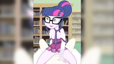 Lesbian Sci-Fi Threesome With Rainbow Dash and Twilight Sparkle