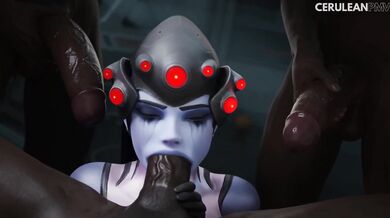 Widowmaker's Tight Pussy Makes Her Crave for More Cum in This HD Remake!