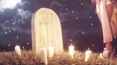 Graveyard Gangbang on All Hallow's Eve - Yuri