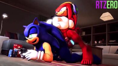 Sonic and Knuckles Get Their Freak On in a Steamy Sex Fiesta [RTZero]