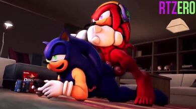 Sonic and Knuckles Get Their Freak On in a Steamy Sex Fiesta [RTZero]
