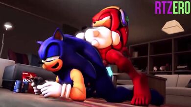 Sonic and Knuckles Get Their Freak On in a Steamy Sex Fiesta [RTZero]