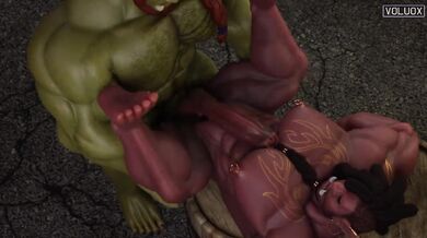 Orcs' Sexual Exploits Continued: A Fornicating Frenzy in the Forest
