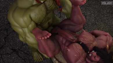 Orcs' Sexual Exploits Continued: A Fornicating Frenzy in the Forest