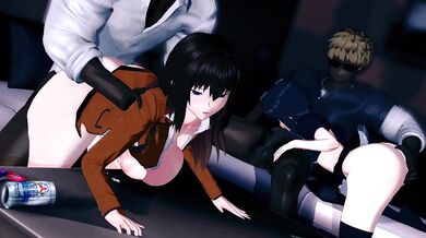 Aoko Aozaki and Alice Kuonji Pound Each Other's Cunts