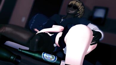 Aoko Aozaki and Alice Kuonji Pound Each Other's Cunts