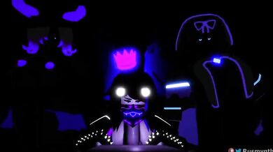 Four Naughty Shadows Get Freaky in a Roblox Orgy!
