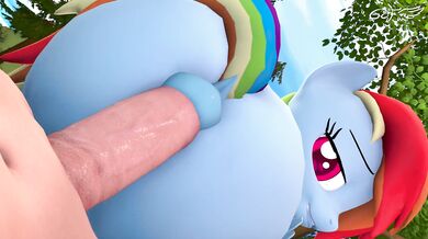 Rainbow Dash Takes It Up the Ass Like a Goddess of Fury