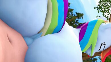 Rainbow Dash Takes It Up the Ass Like a Goddess of Fury