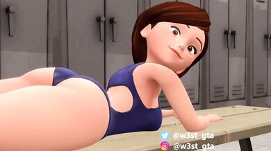 - Super Hot MILF Helen Parr in a Wet Swimsuit Fucks Younger Men