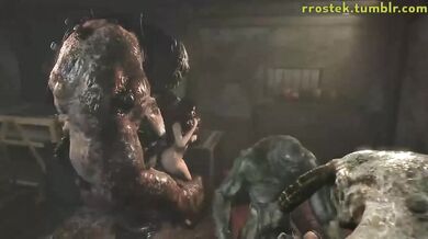 Rrostek's Monstrous Orgy with the DoA Girls