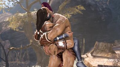 - Kitana's Creamy Tale of Goro's Rough Love