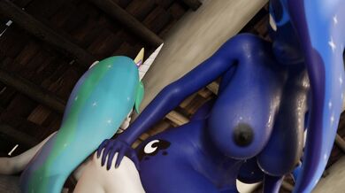 Celestia and Luna POV anal sex from Erotic Stud