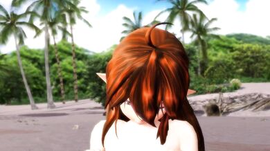 Horny Futas on the Beach: Wet and Ready for Action!