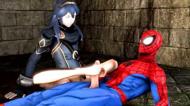 Lucina's Sensual Encounter with Spider-Man