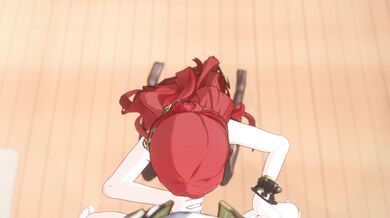 - Slutty Himeko sucks cock like a pro!