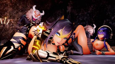 [zxc77133] dehya, candace and hilichurl