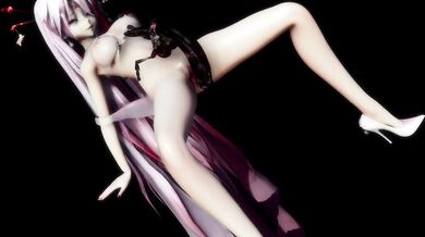 Insect Missionary Hardcore Hentai Fuck with Nude Chinese Chick featuring Long Red Hair in MMD 3D