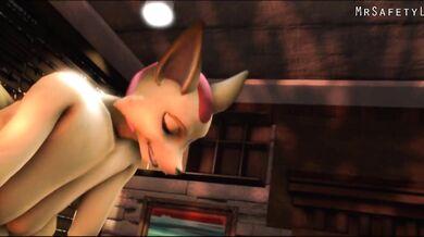 Furry Fuck Fest: Foxy Fara Tamed by Safety Lion