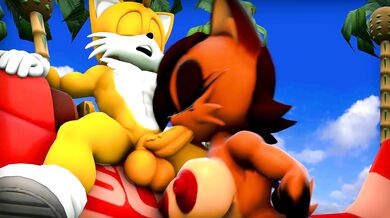 Blowjob Tails with Sound - Nicole the Lynx Gets Nailed by Wector and Kassioppiava