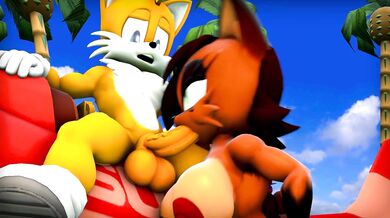 Blowjob Tails with Sound - Nicole the Lynx Gets Nailed by Wector and Kassioppiava