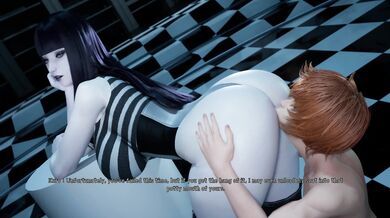 Gothic Black Cock Invades Virgin Ass