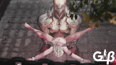 The Ashen General Butches the Firekeeper and Hellknight in Cosplay Fury