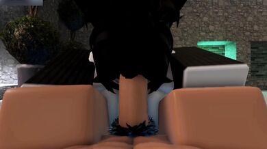 Ears filled with semen: Bunny's anal defloration.