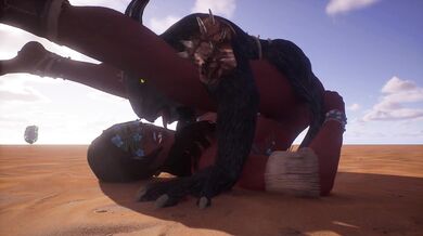 Monstrous Gangbang for Jadeen on All Fours