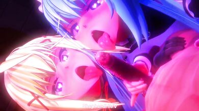 Squirted in the Aqua Dimension by Darkness' Phallic Projection, Edited by Krushed and Phonked
