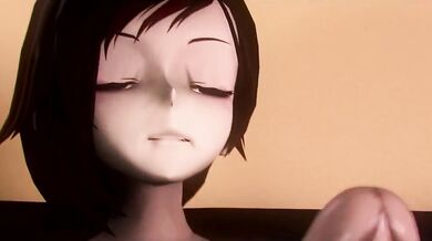 Four-Way Lesbian Fun with Futanari Weiss, Blake, Ruby and Yang