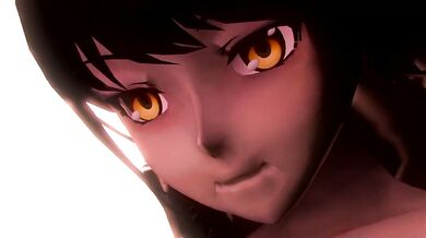 Four-Way Lesbian Fun with Futanari Weiss, Blake, Ruby and Yang