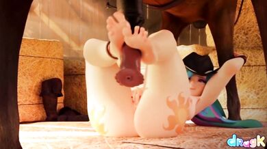 Naughty Filly Gets Nailed In The Stable!