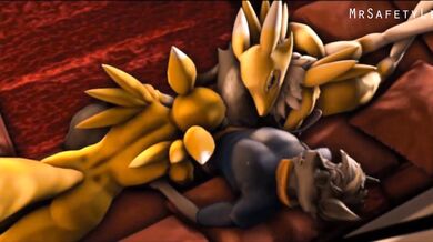 Renamon Gets Fucked By Sly in 'MrSafetyLion'