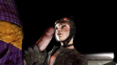 Joker Takes Batman's Cock in His Mouth While He Sucks on the Detective's Dick