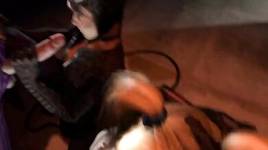 Joker Takes Batman's Cock in His Mouth While He Sucks on the Detective's Dick