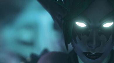 Night Elf Tyrande's Explosive Orgasmic Expulsion