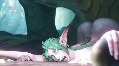 Night Elf Tyrande's Explosive Orgasmic Expulsion