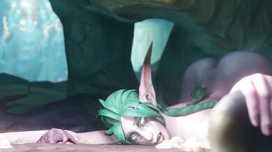 Night Elf Tyrande's Explosive Orgasmic Expulsion