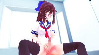 Semen Collection: Hikari's Futanari Cock