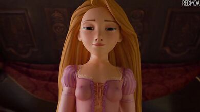 Cowgirl Rapunzel Gets Fucked by the Handsome Prince in 'Redmoa' Hentai