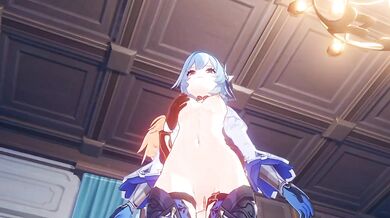 Eula and Aether's Steamy Sex Session