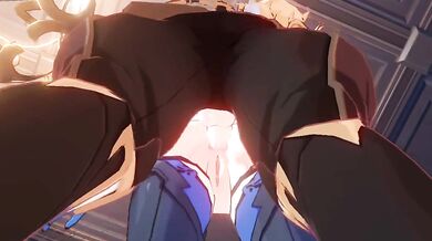 Eula and Aether's Steamy Sex Session