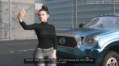 Journalist Rachel's Debauchery in Doberman's Series Premiere