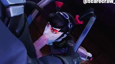 Fortnite Scarecrow's Night Stalker Fuckfest with Tsuki