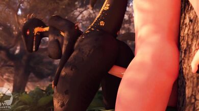 Furry Fuck Fest: Indoraptor Doggy Style