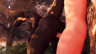 Furry Fuck Fest: Indoraptor Doggy Style