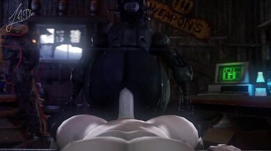 Dick Driven Deep into Virgin Slit by the Robotic Ass of AdrianDustRed