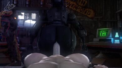 Dick Driven Deep into Virgin Slit by the Robotic Ass of AdrianDustRed