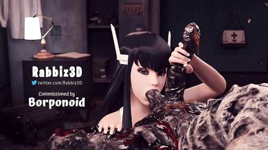 - Zombie Monster's Nutsucking Lady, Satsuki, Gives a Handjob with her Good Hand